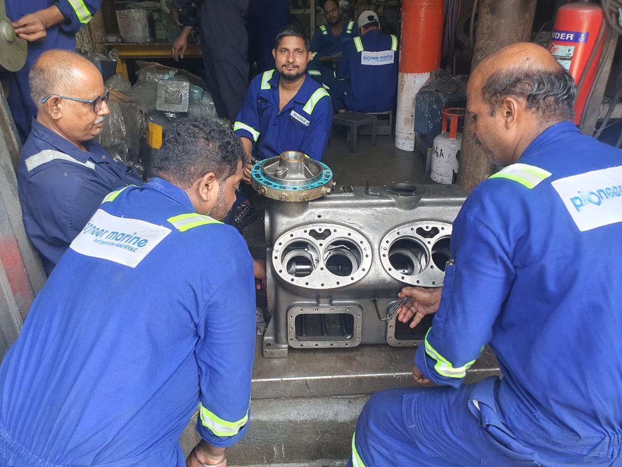 Technician working in the workshop